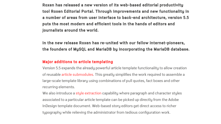 Introducing Roxen Editorial Portal 5.5