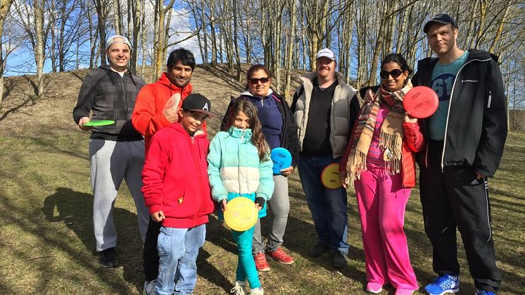 Järva DiscGolfPark tidig vår