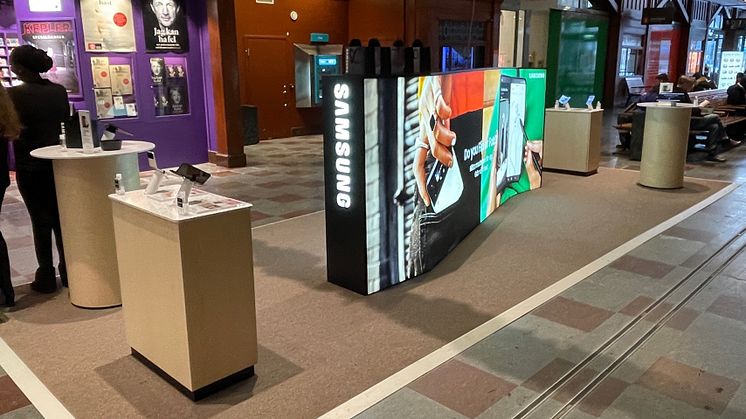 Samsungs popup-butiker utrustade med larm till telefoner och surfplattor från Gate Security