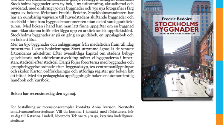 Stockholms byggnader  -  Arkitektur och stadsbild