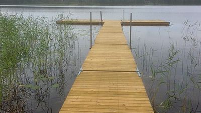 Nya bryggor till Sommarro i Vedevåg