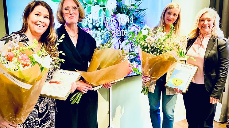 Anne-lie Almqvist, Andpeople, Tea-Louice Beurling, Trania Metal och återvinning och Gabriella Helgesson Eilind, Hagmans Nordic samt Sinf vd Sanna Arnfjorden Wadström