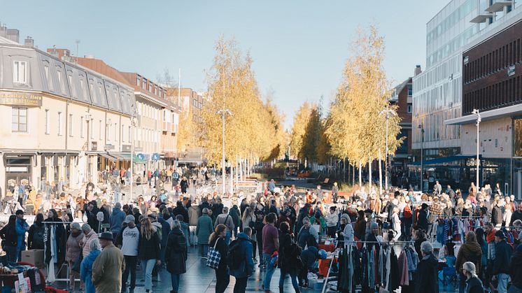 Bild från Centrumloppis 2021. Foto: Bea Holmberg