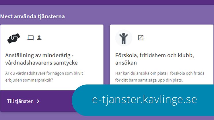 Kävlinge kommuns e-tjänster nås som vanligt trots att webbplatsen kavlinge.se upplever problem.