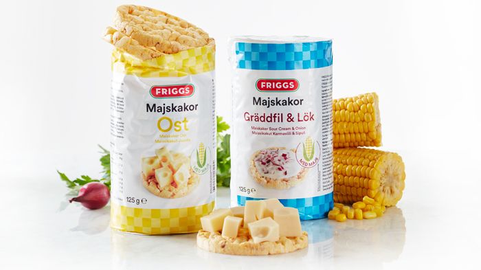 Smakfavoriter från Friggs nu som majskakor