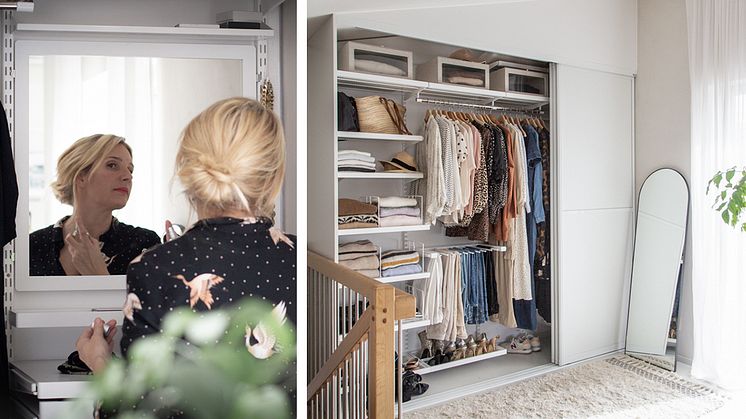 Elfa_Niki Brantmark (MyScandinavianHome) drömlika garderob.