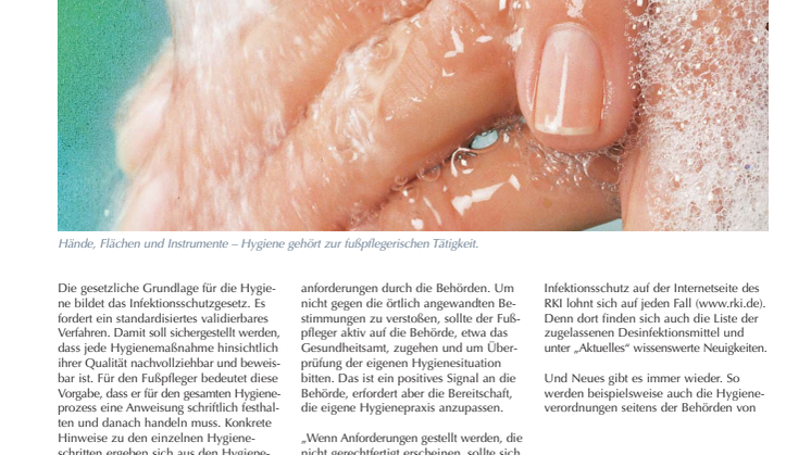 Hygieneverordnung: Schon aus Eigennutz