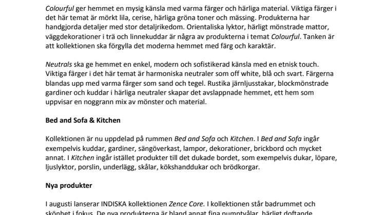 INDISKA visar nytt inredningskoncept i digital katalog, stylad av Lotta Agaton