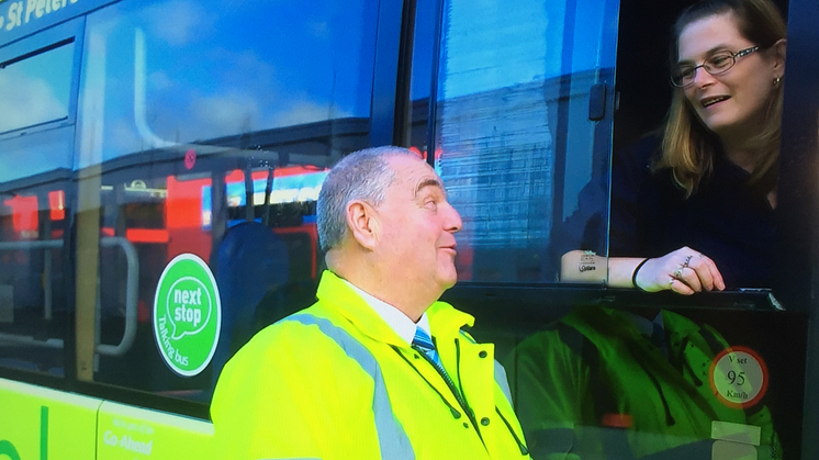 Bus staff are Strictly TV stars 
