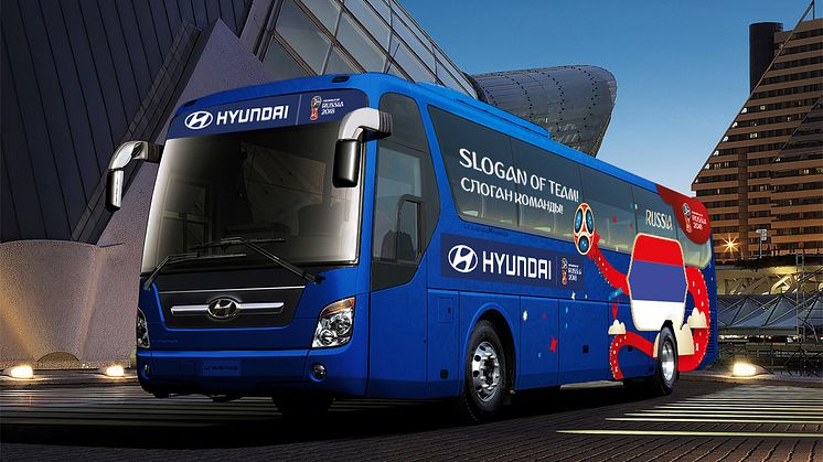 "Tillsammans för Sverige!" - Svenska landslagets officiella slogan presenterad av Hyundai.