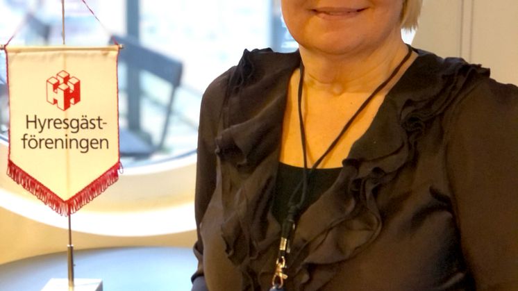 Päivi Verdier, förhandlare på Hyresgästföreningen region Stockholm