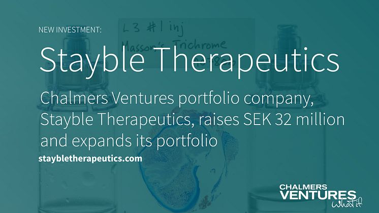 Stayble Therapeutics Chalmers Ventures