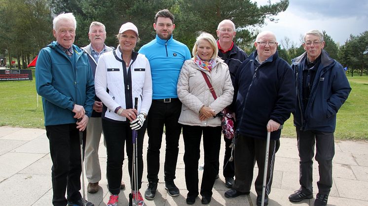 ​Stroke survivors tee off in Crewe during Make May Purple