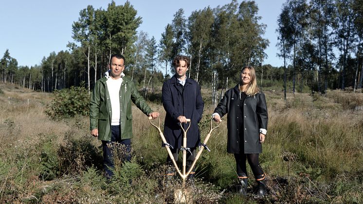 Wojciech Wondell (projektchef på Titania),  Christoffer Baudou (arkitekt på Blooc), Iris Vesterberg (affärsutvecklare på Blooc)