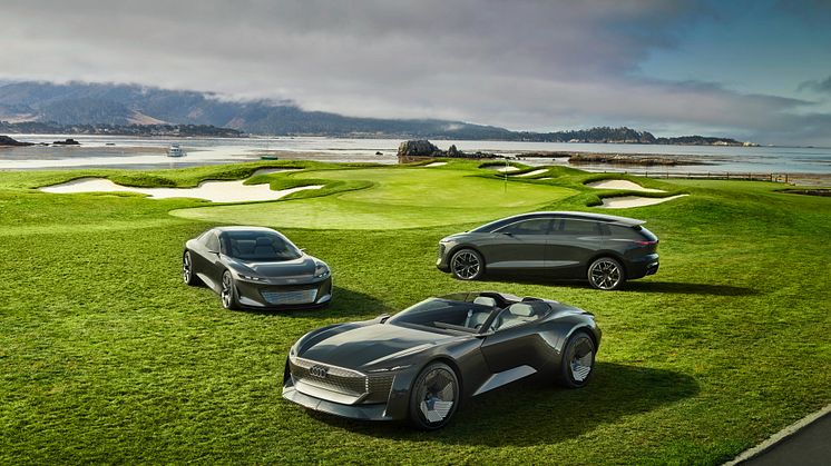 Audi grandsphere concept (2021), Audi skysphere concept (2021), Audi urbansphere concept (2022)