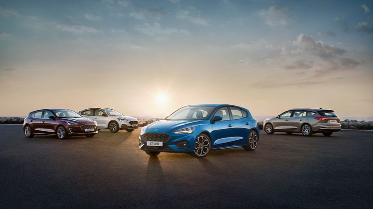 Zur umfangreichen Modell-Familie gehören die Premium-Ausstattungslinie Vignale und ein neues Crossover-Angebot, der Ford Focus Active