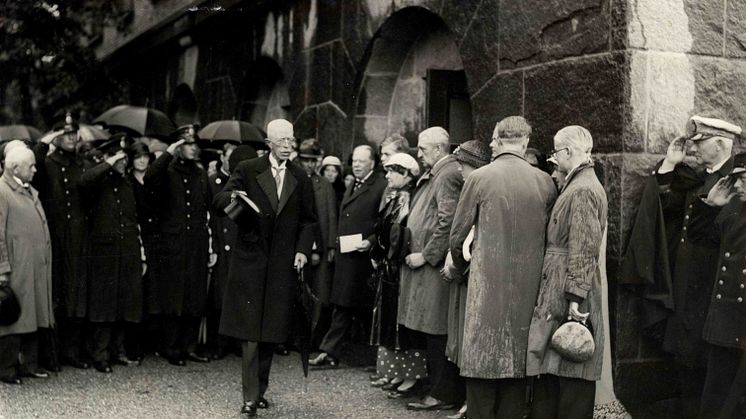 Gustaf V inviger museet
