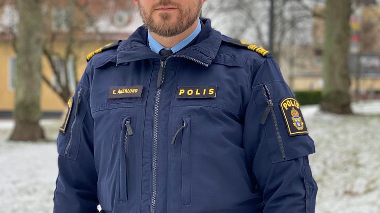 Erik Åkerlund, lokalpolisområdeschef i Botkyrka