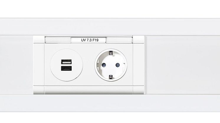 USB-Kanalsteckdose von Hager