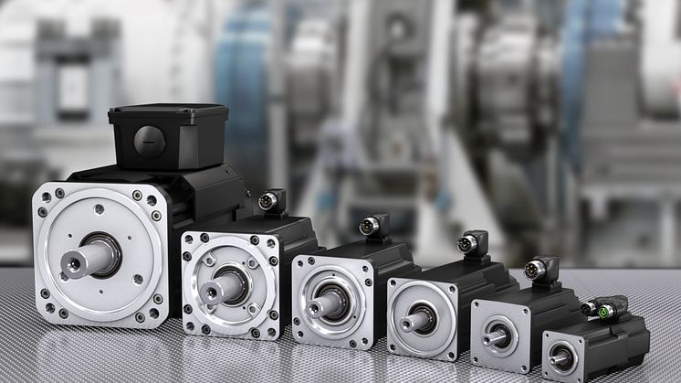 Bosch Rexroth nya produktserie är omfattande. Över 50 motorer i olika storlekar – med vridmoment från 0.8 Nm på upp till 360 Nm med ett varvtal upp till 9 000 varv per minut. 