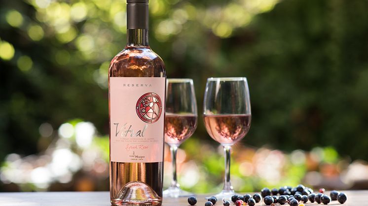 Viña Maipo Vitral Rosè fra Chile var nyhet i bestillingsutvalget i mars.
