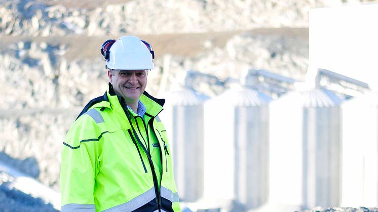 Styreleder i Norsk Bergindustri og daglig leder i Franzefoss Pukk, Henrik Bager. Foto: Anja Sønstevold