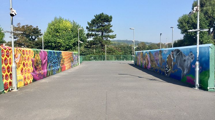 Falmer station mural