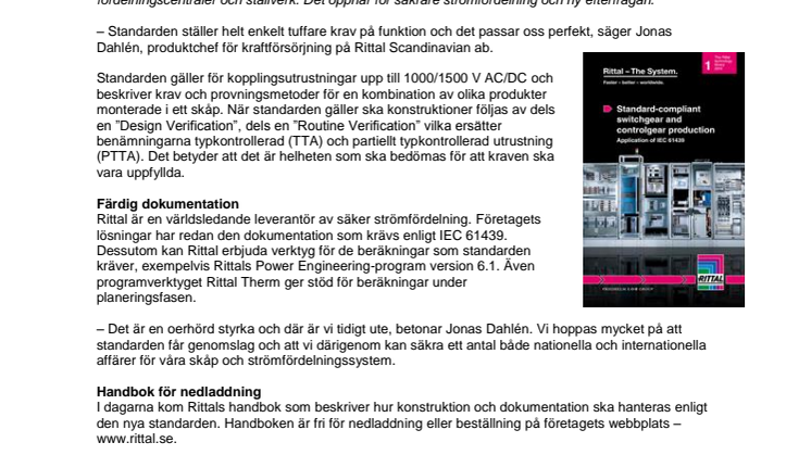 Ser växande marknad med ny standard