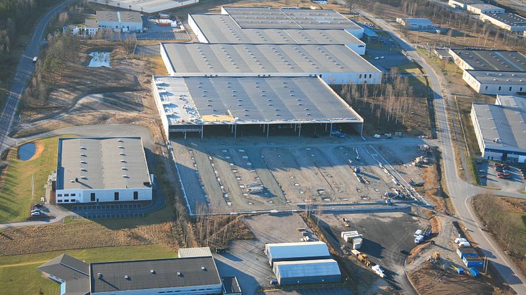 Knauf Insulation isolerade jätteterminalen åt DHL