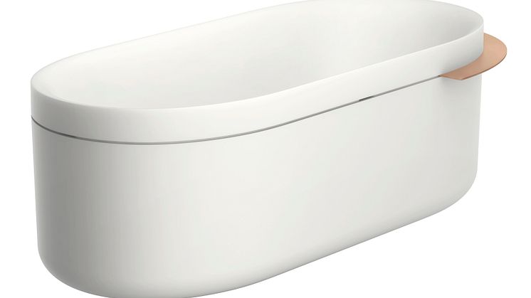 AXOR Suite bathtub with shelf
