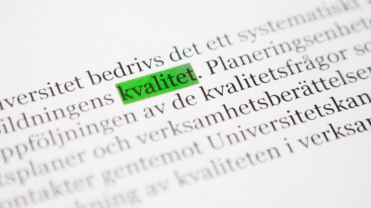 Högsta omdömet för universitetets kvalitetssäkring av utbildning