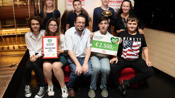 Gewinner der Kategorie "junge Tierfreunde": Clara Fey Schule