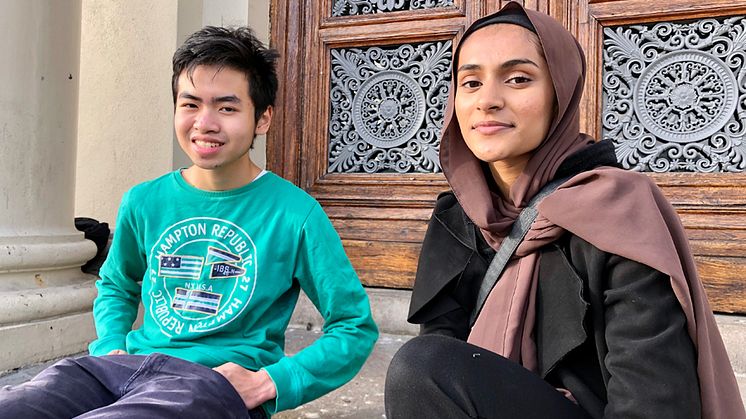 Kim Son Ngo och Kanza Rehman är initiativtagare till konferensen Vi & dem?. Foto: Petra Lundgren