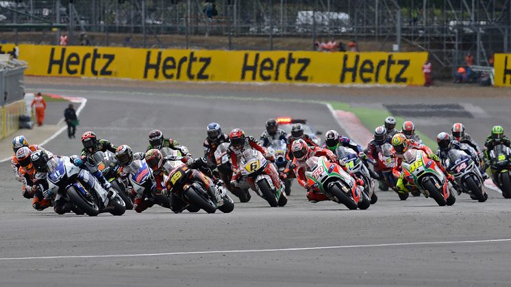 Hertz hovedsponsor for MotoGP™ på Silverstone