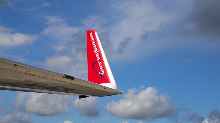 Winglet de Norwegian 