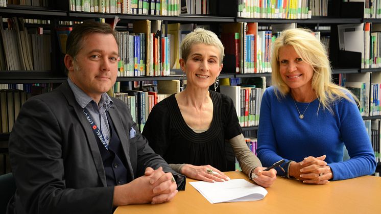 L-R: Dr Matt Kiernan, Professor Dianne Ford and Jaye Connolly-LaBelle.