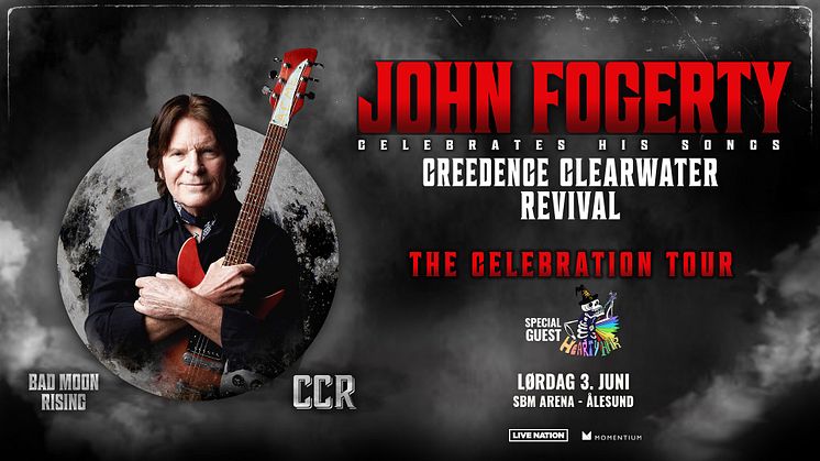 JOHN FOGERTY TIL NORGE!