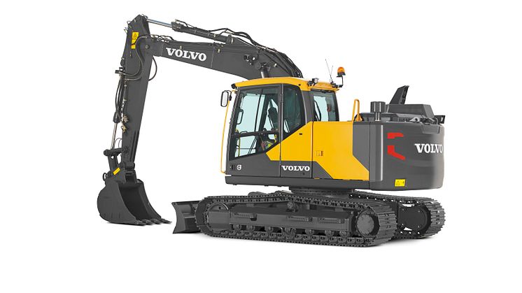 Volvo EC140E grävmaskin - frilagd