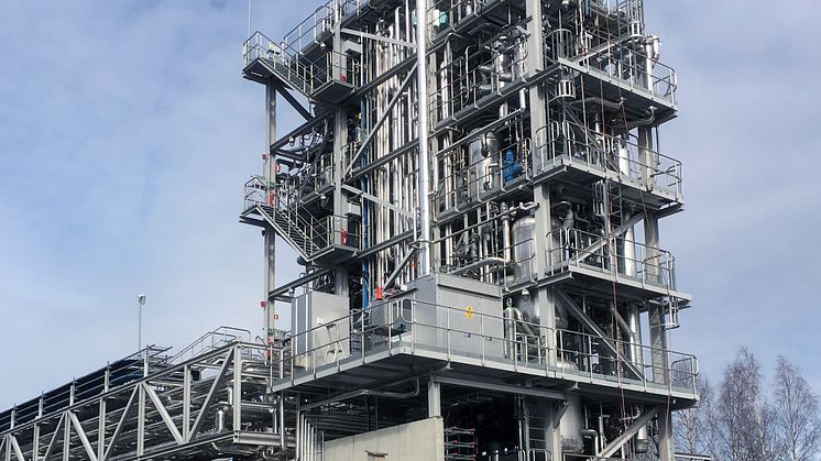 E 85 bil klarar bränsleblandning av skogsrester