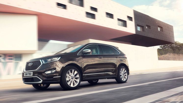 Bemutatkoztak Ford exkluzív felszereltségű Kuga Vignale és Ford Edge Vignale városi terepjárói