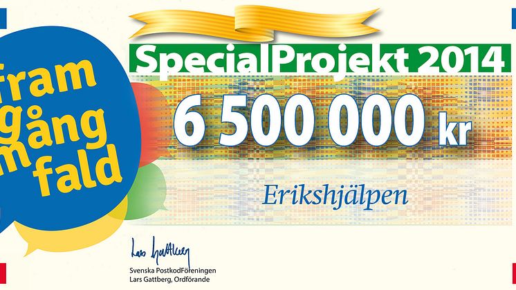 Miljoner till Erikshjälpens arbete för mångfald