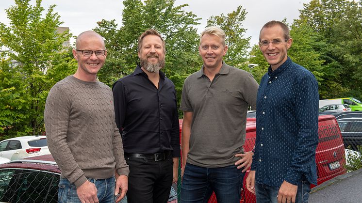 Henrik Quicklund, Samuel Freiholtz, Fredrik Skenhall och Hannes Andersson