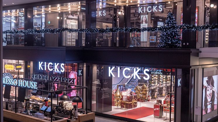KICKS slår upp portarna till ny Flagship Store i Gallerian i Stockholm - den största butikssatsningen i företagets historia