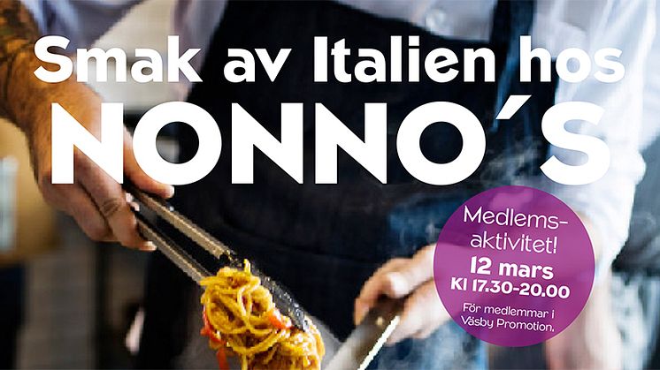 After Work med smak av Italien hos Nonno´s