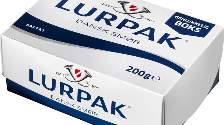 Lurpak-smør får ny og bæredygtig indpakning – og samtidig slipper du for fedtede fingre