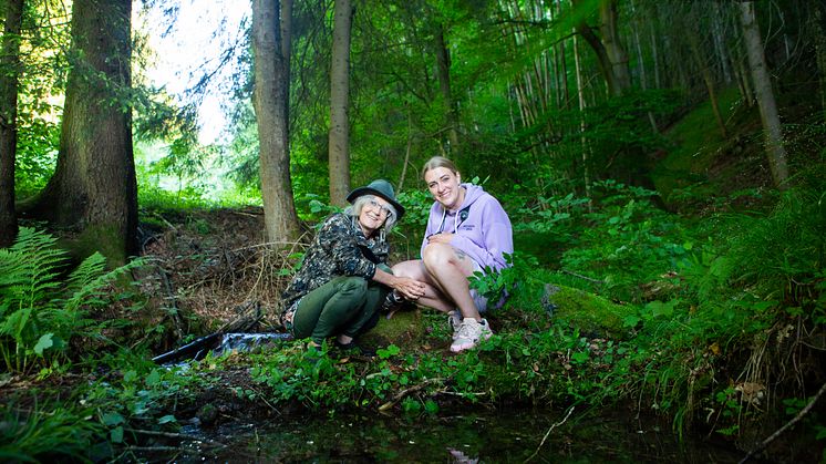 Vicky Knudsen og Bjørli Lehrmann i Thüringer Wald 
