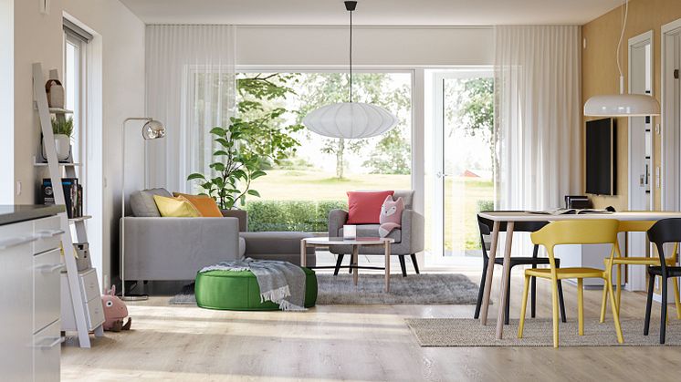 Bjelin's rigid core flooring. 