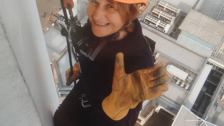 Fear of heights was no bar to Isle of Wight fundraiser who abseiled the Spinnaker Tower