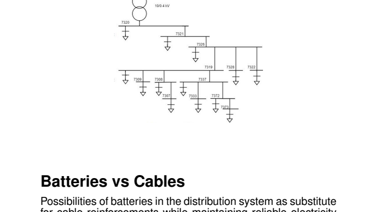 Exjobb Batteries vs Cables