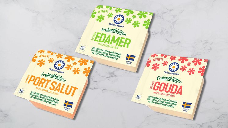 Skånemejerier lanserar prisvärt ostsortiment för hela familjens frukostmacka